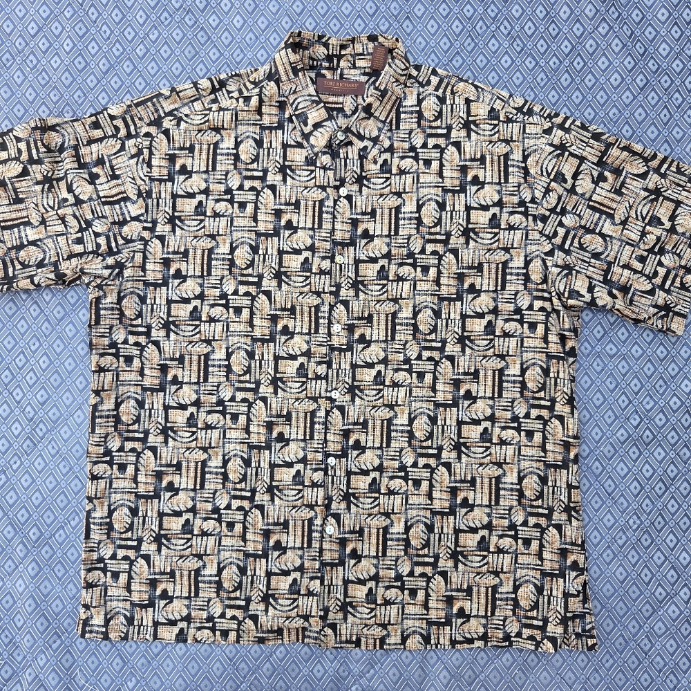 Tori Richard Honolulu Aloha Hawaiian Shirt Size XXL 2XL